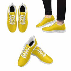 Sneakers For Men,    Gold Yellow   - Running Shoes - Horizon Bliss