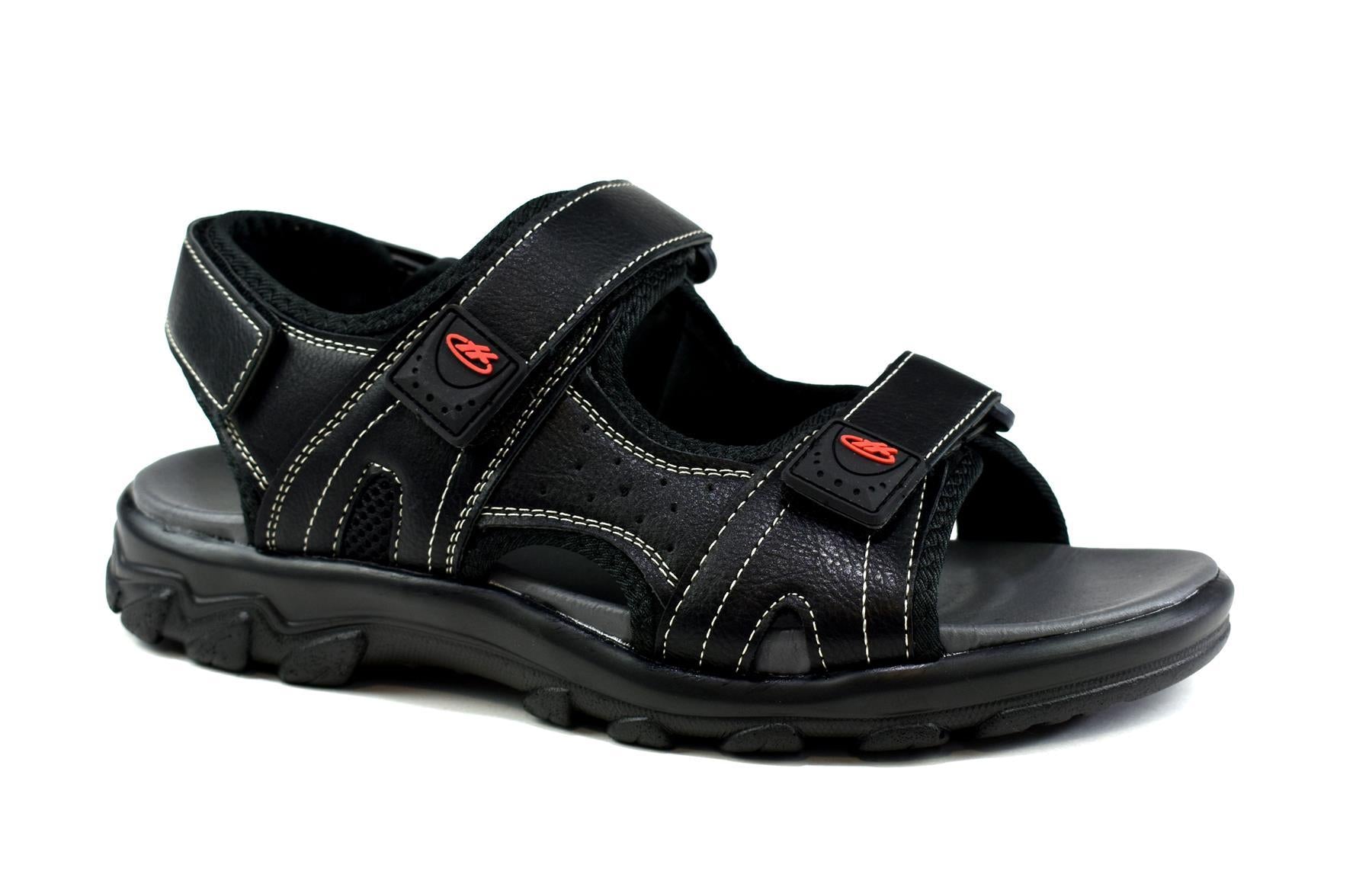 Men's Strappy Summer Sandals Black - Horizon Bliss