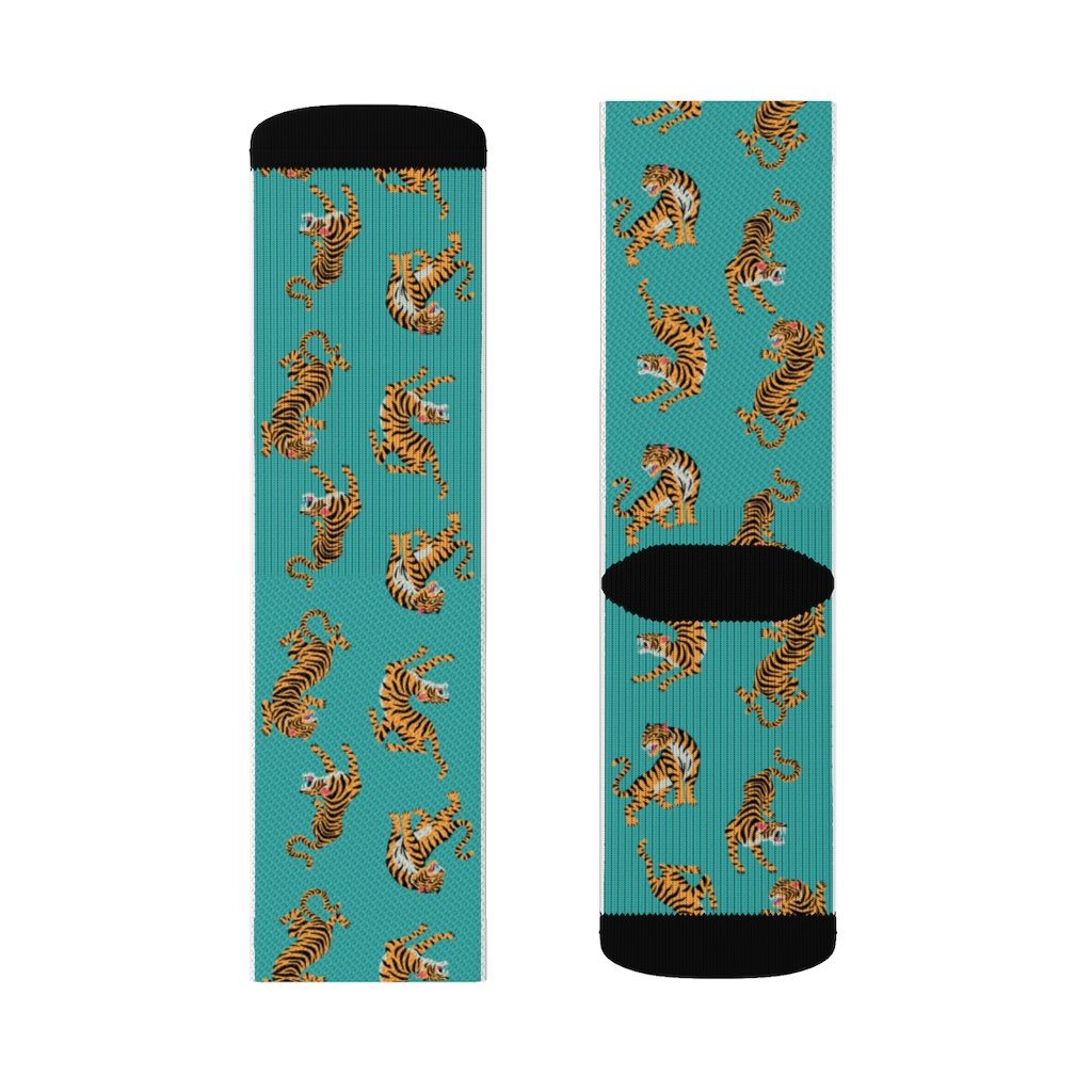 Tiger Fun Novelty Socks - Horizon Bliss