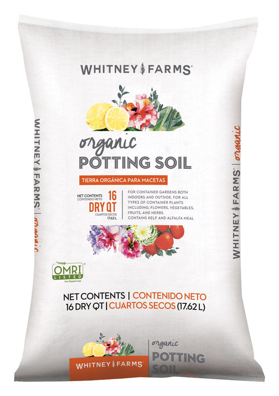 Whitney Farms 7620719 Organic Potting Soil, 16 qt.