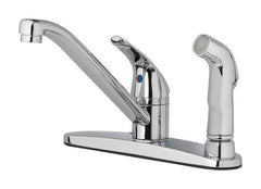 Oakbrook 4877296 One Handle Chrome Kitchen Faucet for Side Sprayer Inc