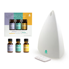 Pursonic Aromatherapy Diffuser & Essential Oil Set -Ultrasonic Top 3