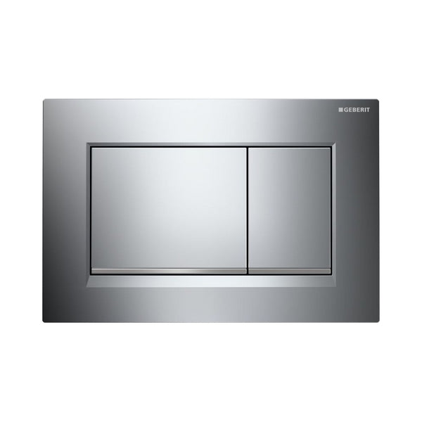 Geberit 115.883.KH.1 Dual Flush Plate, Sigma - Chrome Gloss & Chro