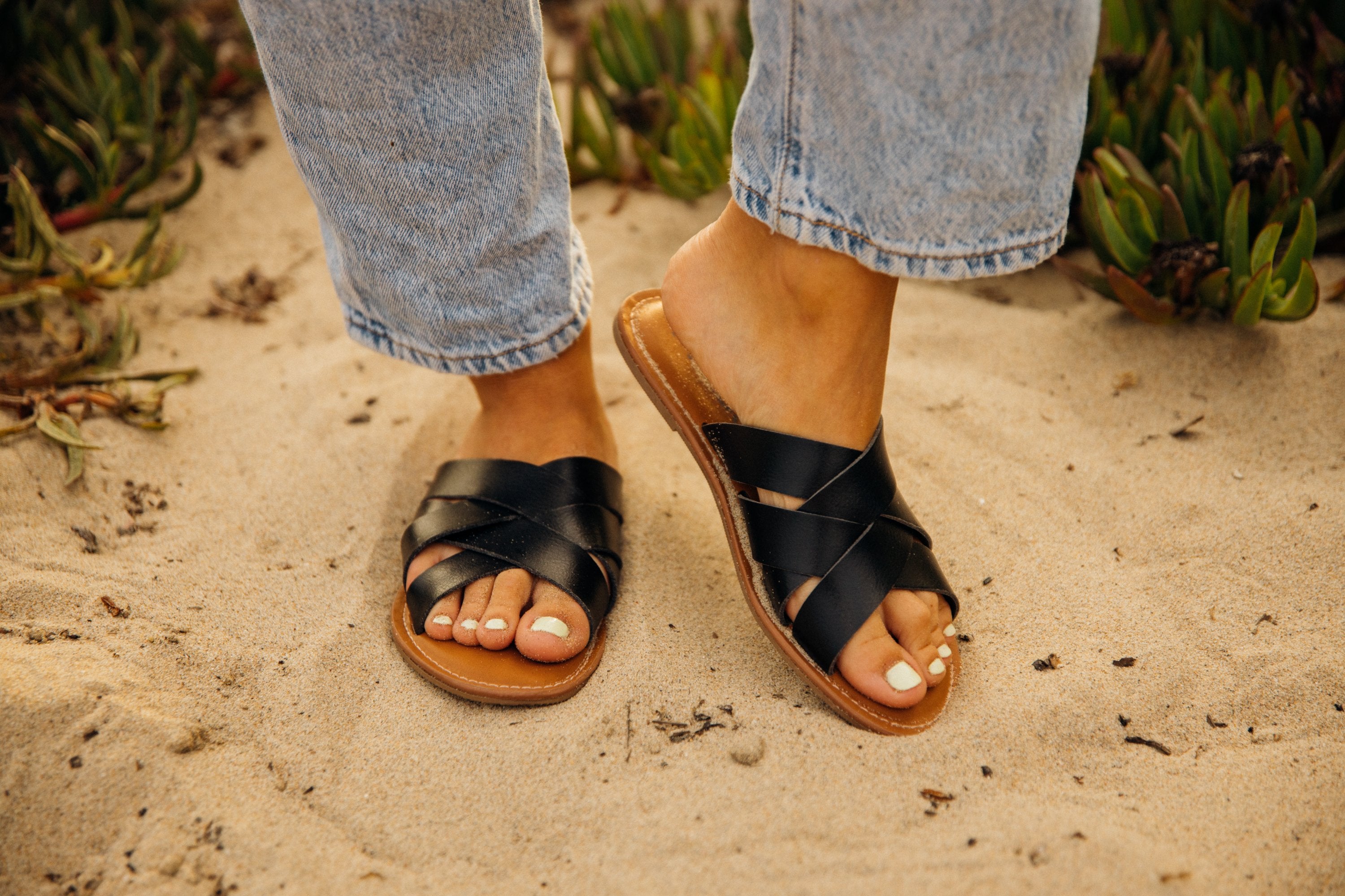 Women's Sandals Amalfi Black - Horizon Bliss