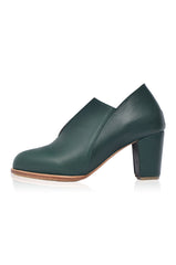 Ange Leather Heel Booties - Horizon Bliss