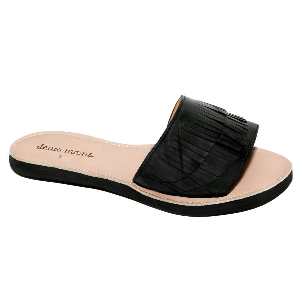 Fringe Slide Sandal - Horizon Bliss