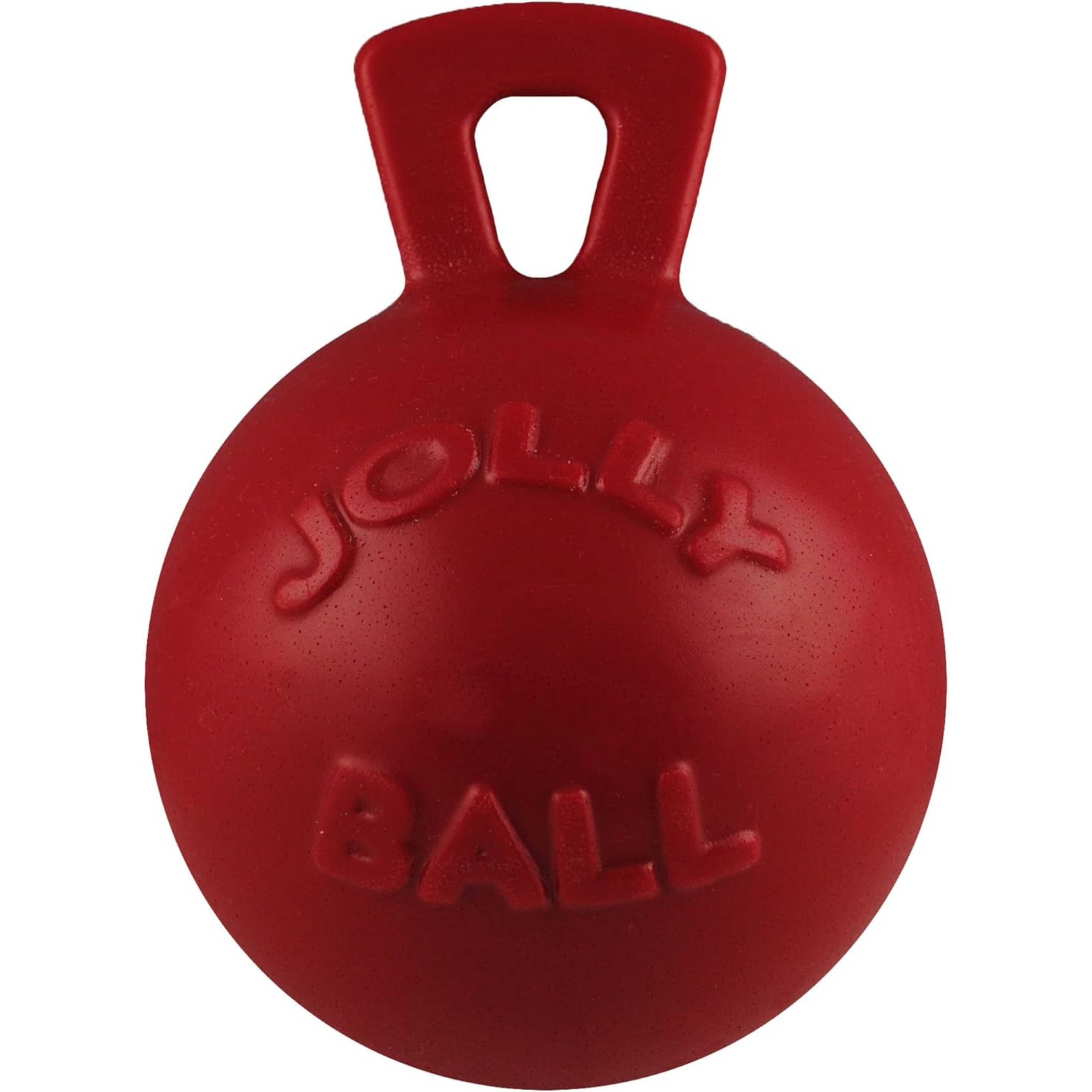 Jolly Pets Tug-n-Toss Dog Toy Ball with Handle, 10" XL, Red - Horizon Bliss