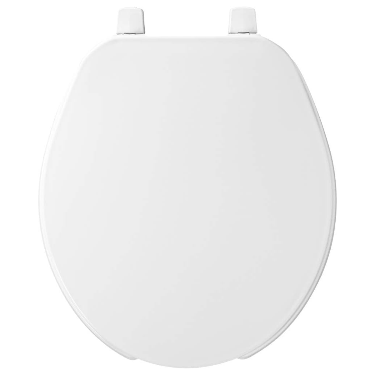 75 000 Commercial Open Front Toilet Seat with Cover, ROUND, Plastic, White - Horizon Bliss