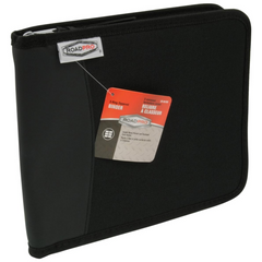 3-Ring Zippered Binder for Loose-Leaf Log Sheets, Black, LB-001BK, 10.5" x 8.5" - Horizon Bliss