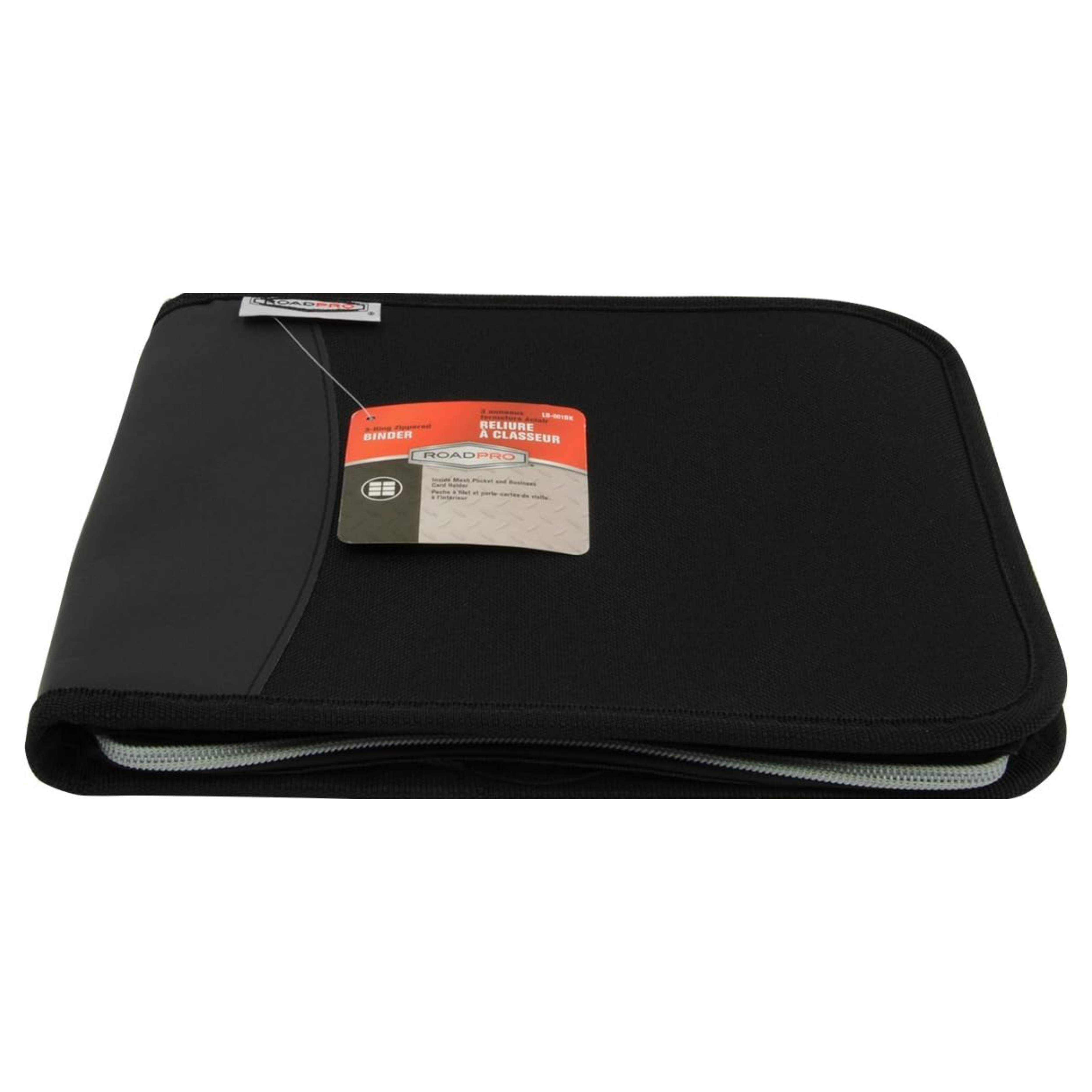 3-Ring Zippered Binder for Loose-Leaf Log Sheets, Black, LB-001BK, 10.5" x 8.5" - Horizon Bliss