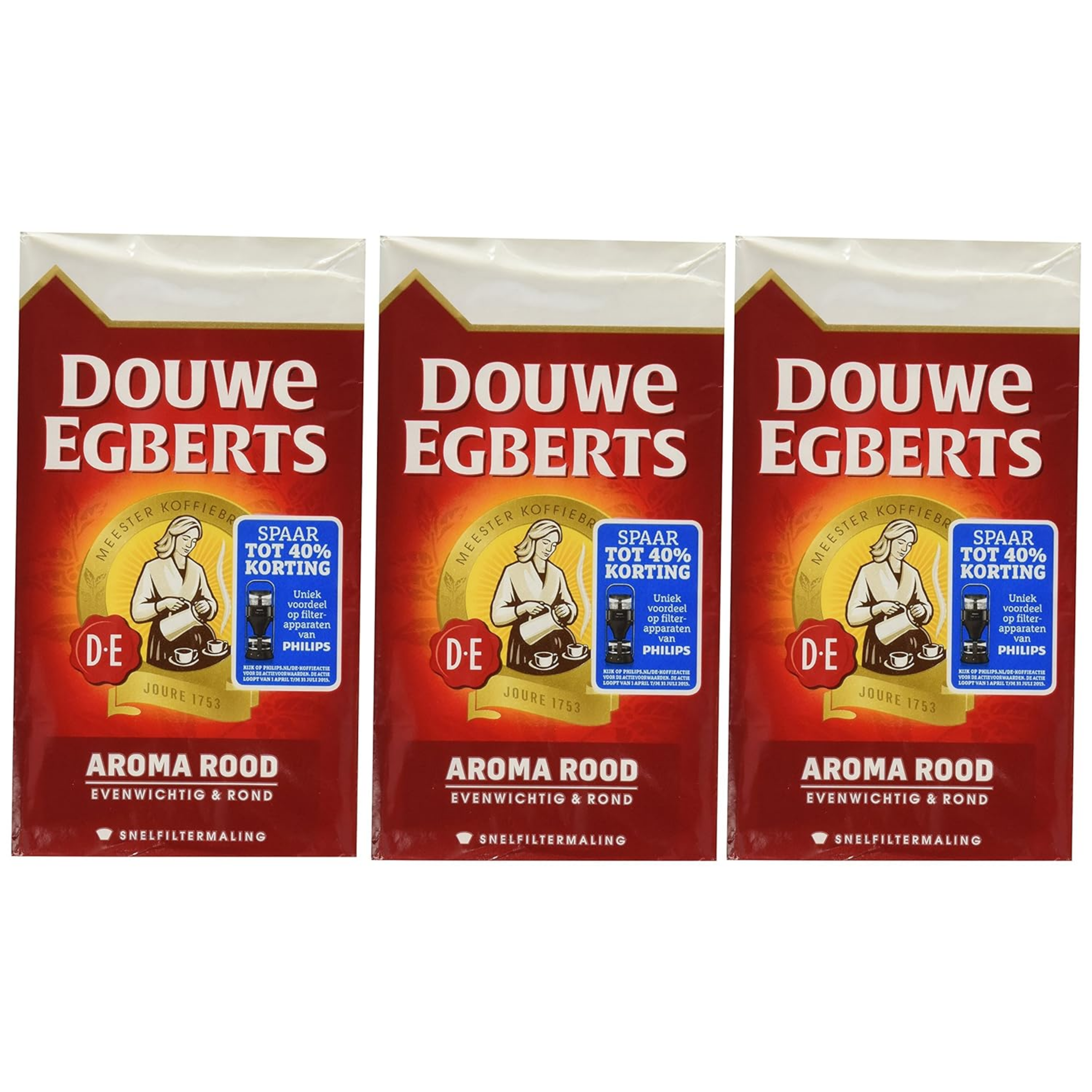 Douwe Egberts Aroma Rod Ground Coffee, 8.8000-Ounce Packages (Pack of 3) - Horizon Bliss