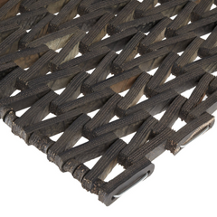 Durite Recycled Tire-Link Outdoor Entrance Mat, Herringbone Weave, 17" x 25", Black - Horizon Bliss