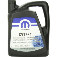 Accessories (5191185AA) CVTF+4 Transmission Fluid -1.3 gallon/5 liter, Black - Horizon Bliss