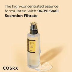 COSRX Snail Mucin 96% Power Repairing Essence 3.38 fl.oz 100ml, Hydrating Serum for Face with Snail Secretion Filtrate for Dull Skin & Fine Lines, Korean Skincare - Horizon Bliss