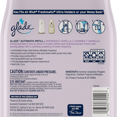 Automatic Spray Refill, Air Freshener for Home and Bathroom, Lavender & Vanilla, 6.2 Oz, 2 Count - Horizon Bliss