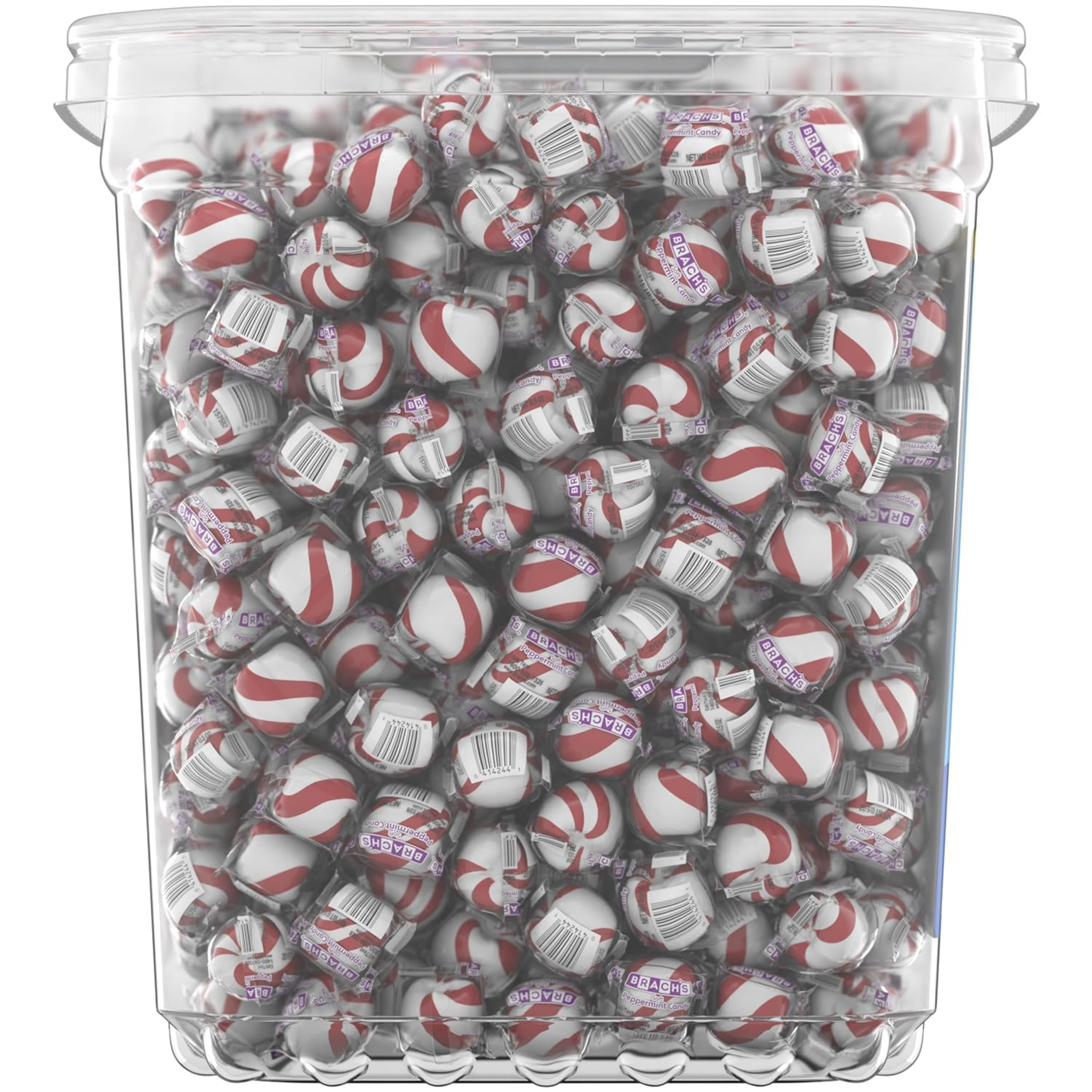 Bobs Sweet Stripes Soft Peppermint Candy, Individually Wrapped Pieces, 3.9 Lb Tub (350 Count) - Horizon Bliss