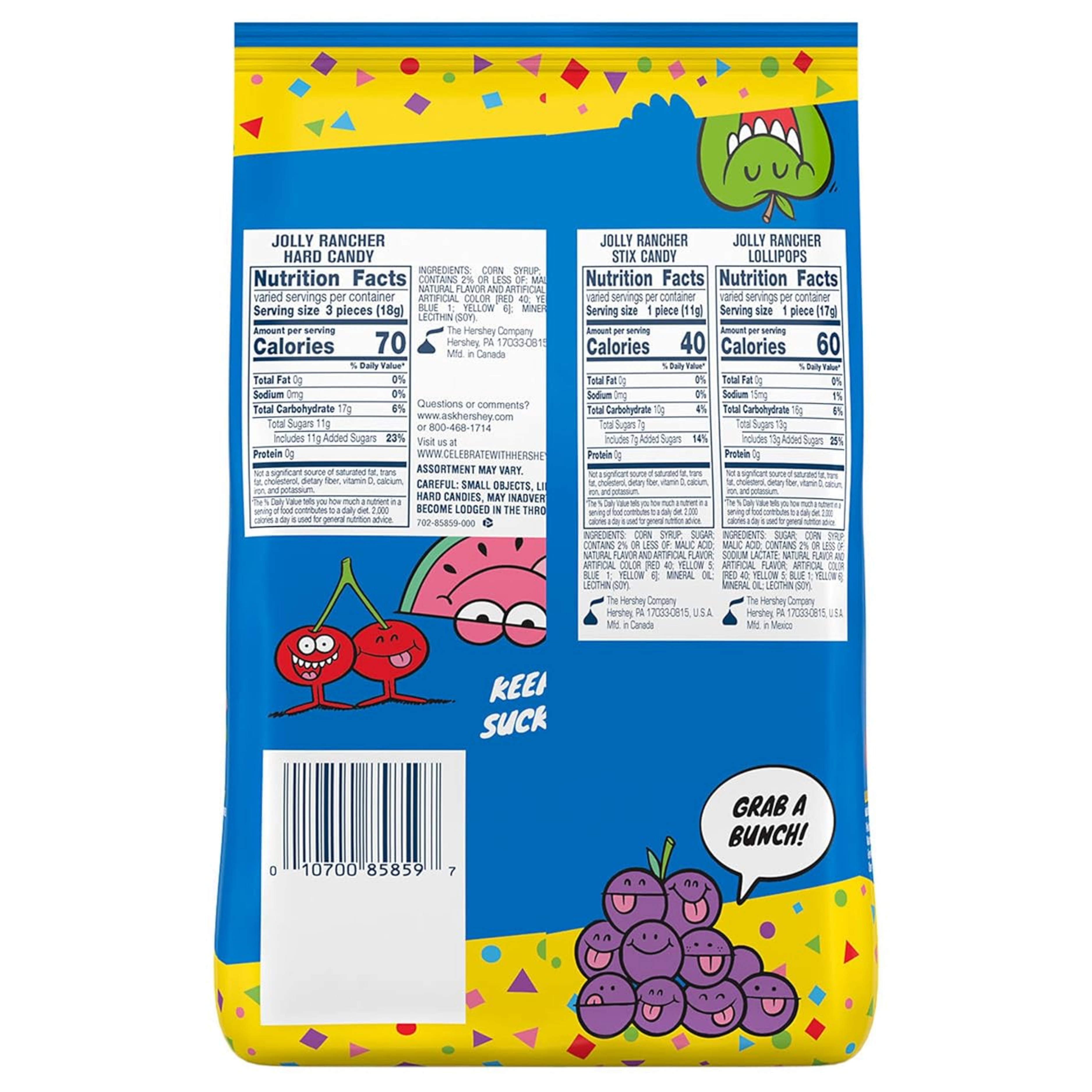 Assorted Fruit Flavored Hard Candy Variety Bag, 46 oz - Horizon Bliss