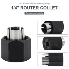 1/4" Router Collet fit for Dewalt 326286-04 Big Horn 19691 Bosch 2610906283 Hitachi 323-293 RC025DW - Horizon Bliss