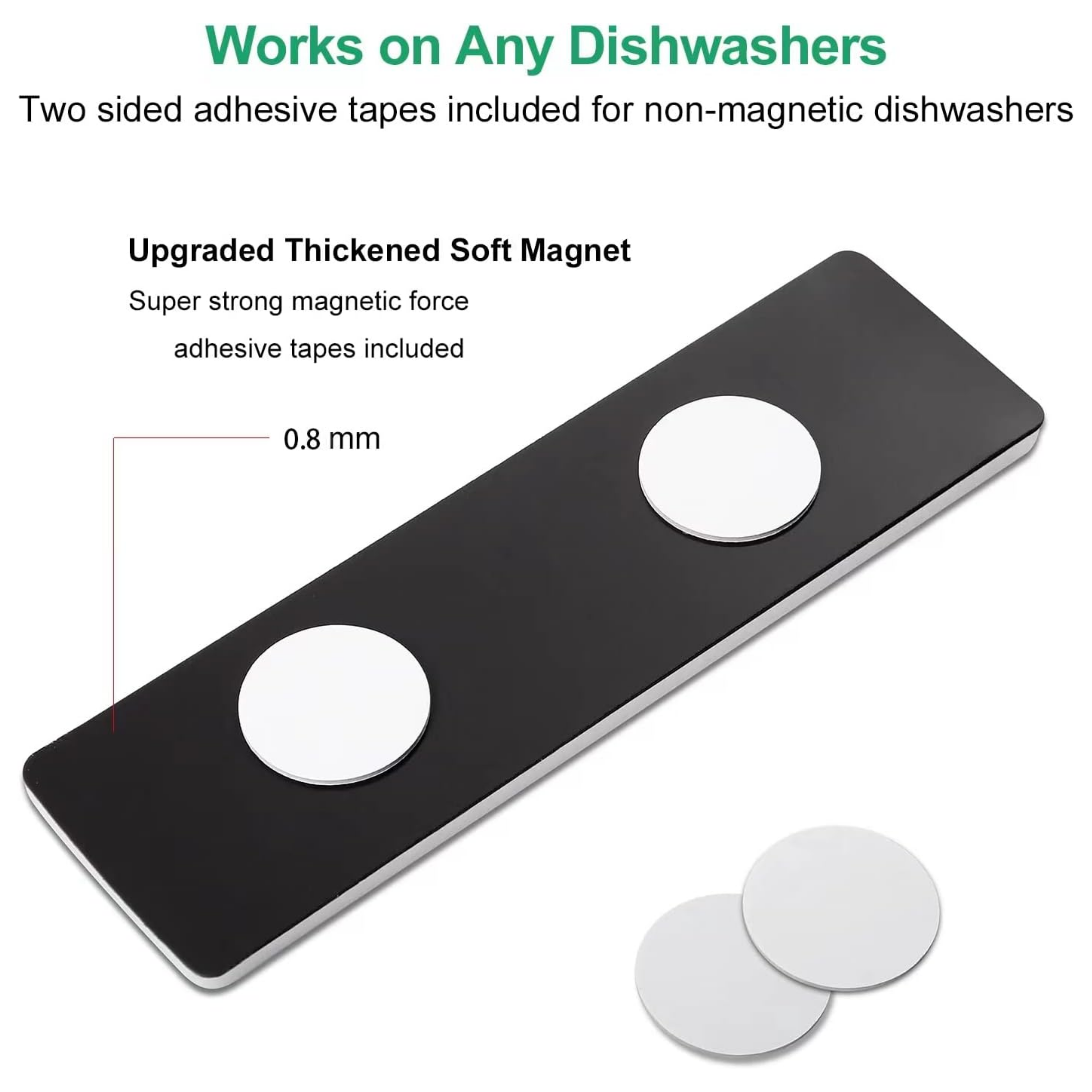 Dishwasher Clean Dirty Magnet Sign, Lissaberg Slide Funny Indicator Better Kitchen Organization Non-Scratching & Water Resistant Upgrade Strong Magnet Sign Shuttle Only Push It (Sliver) - Horizon Bliss