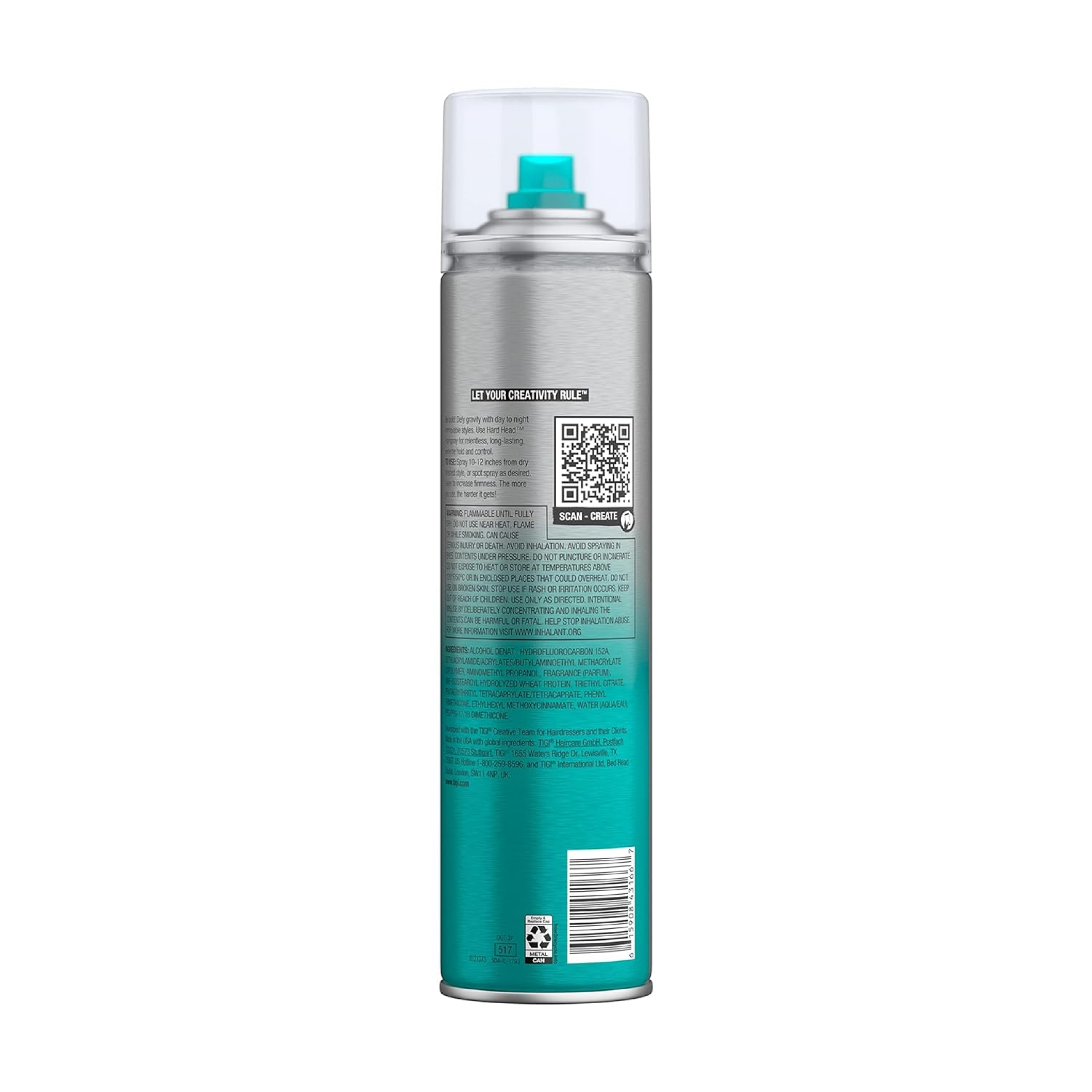 Bed Head by TIGI Hairspray Extra Hold Hard Head Hair Care Spray for All Hair Types, 11.7 oz - Horizon Bliss