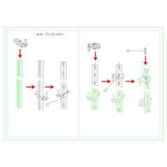 T-Post Gate Hinge Pins, Hang a gate from a Metal T Post, Easy to Install,Hang a gate of Any Farm or Garden from a Metal T Post - Horizon Bliss