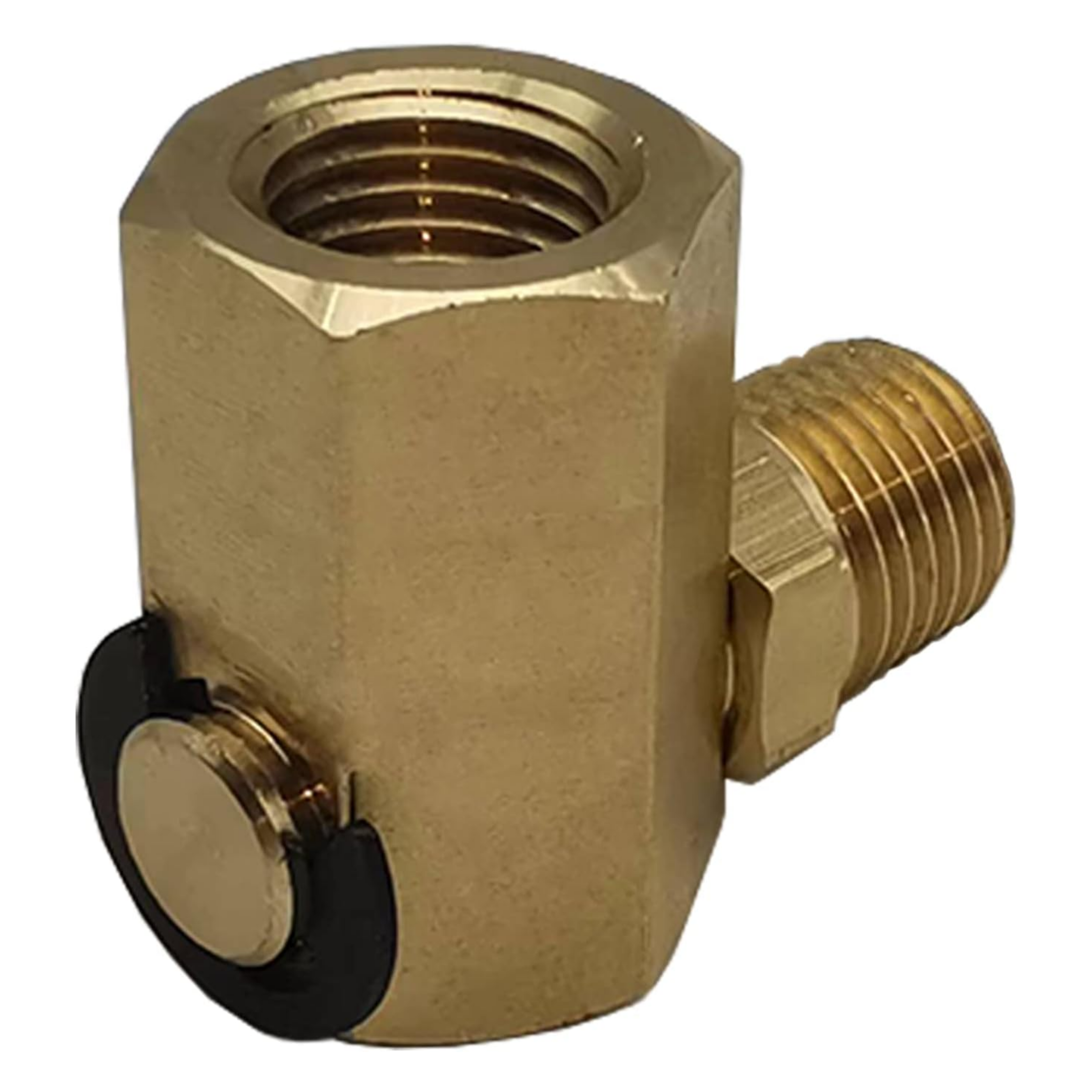 50310 Swivel Joint for Air Hose Reel 1/4'' FPT * 1/4'' MPT 90 Deg Swivel Fitting, 5/16-18G Male/Female - Horizon Bliss