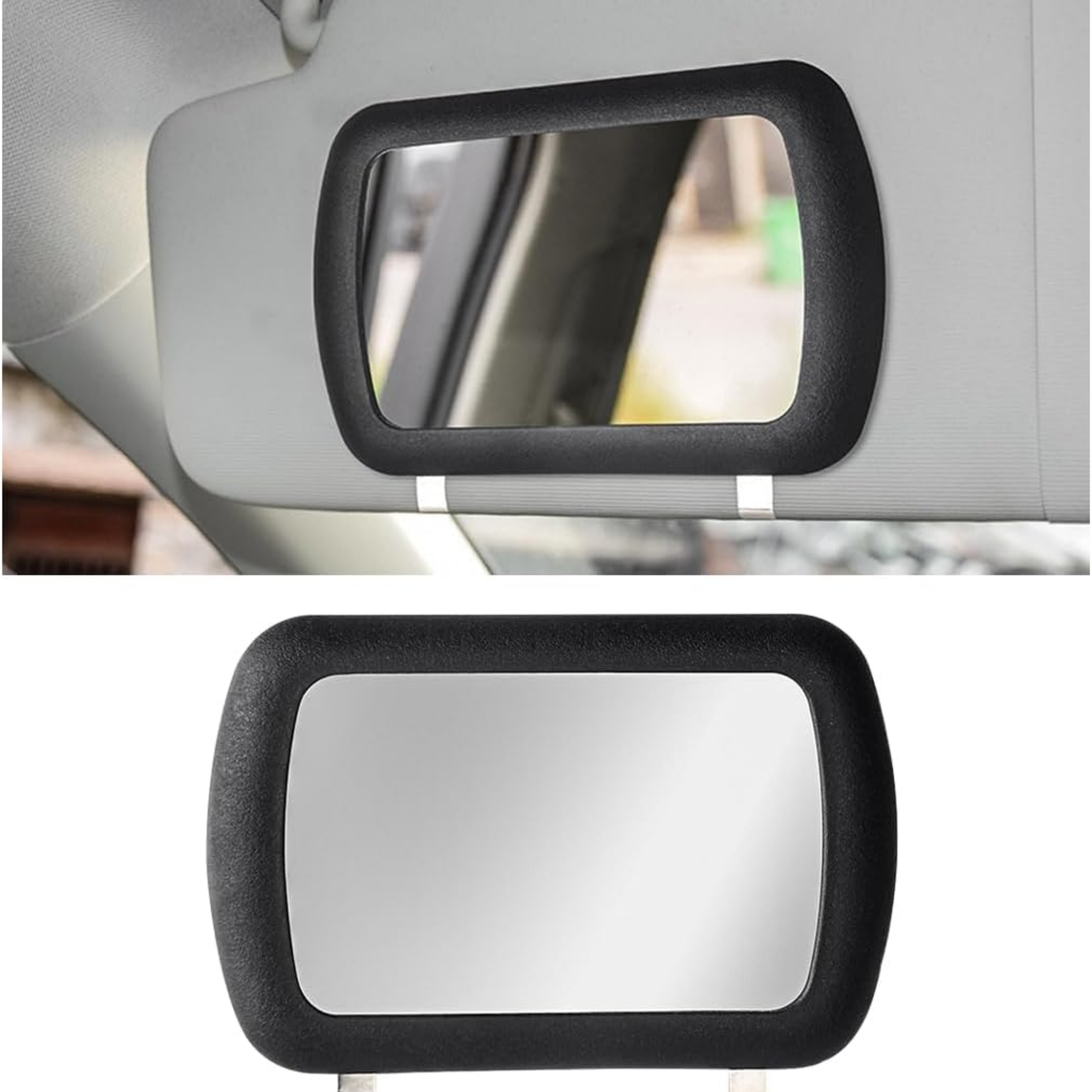 Car Sun Visor Vanity Mirror, Clip-on Automotive Makeup Sun-Shading Mirror, Universal Vehicle Sun Visor Cosmetic Vanity Mirror for Women Girls, Interior Car Accessories - Horizon Bliss