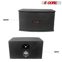 5Core Box Subwoofer for Car 1Pc Black 800W Peak Power 8 Inch Vented - Horizon Bliss