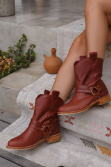 Cali Leather Boots - Horizon Bliss