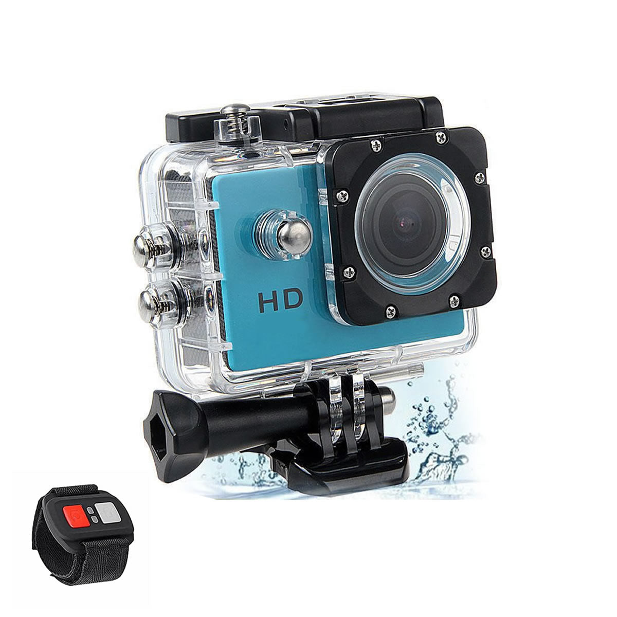 4K  Waterproof All Digital UHD WiFi Camera + RF Remote And Accessories - Horizon Bliss