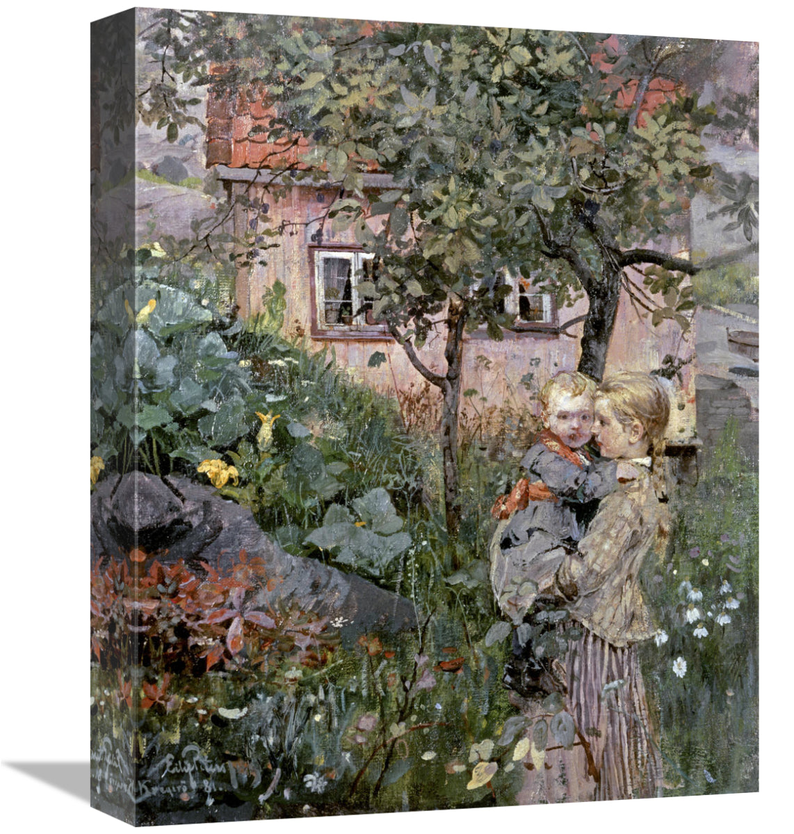 Global Gallery GCS-282662-16-142 16 in. Two Sisters in a Garden Art Pr - Horizon Bliss