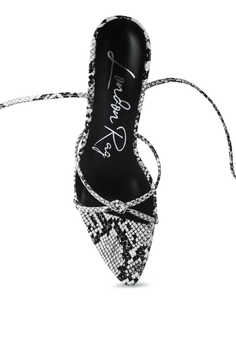 bondage high heel lace Up heels - Horizon Bliss