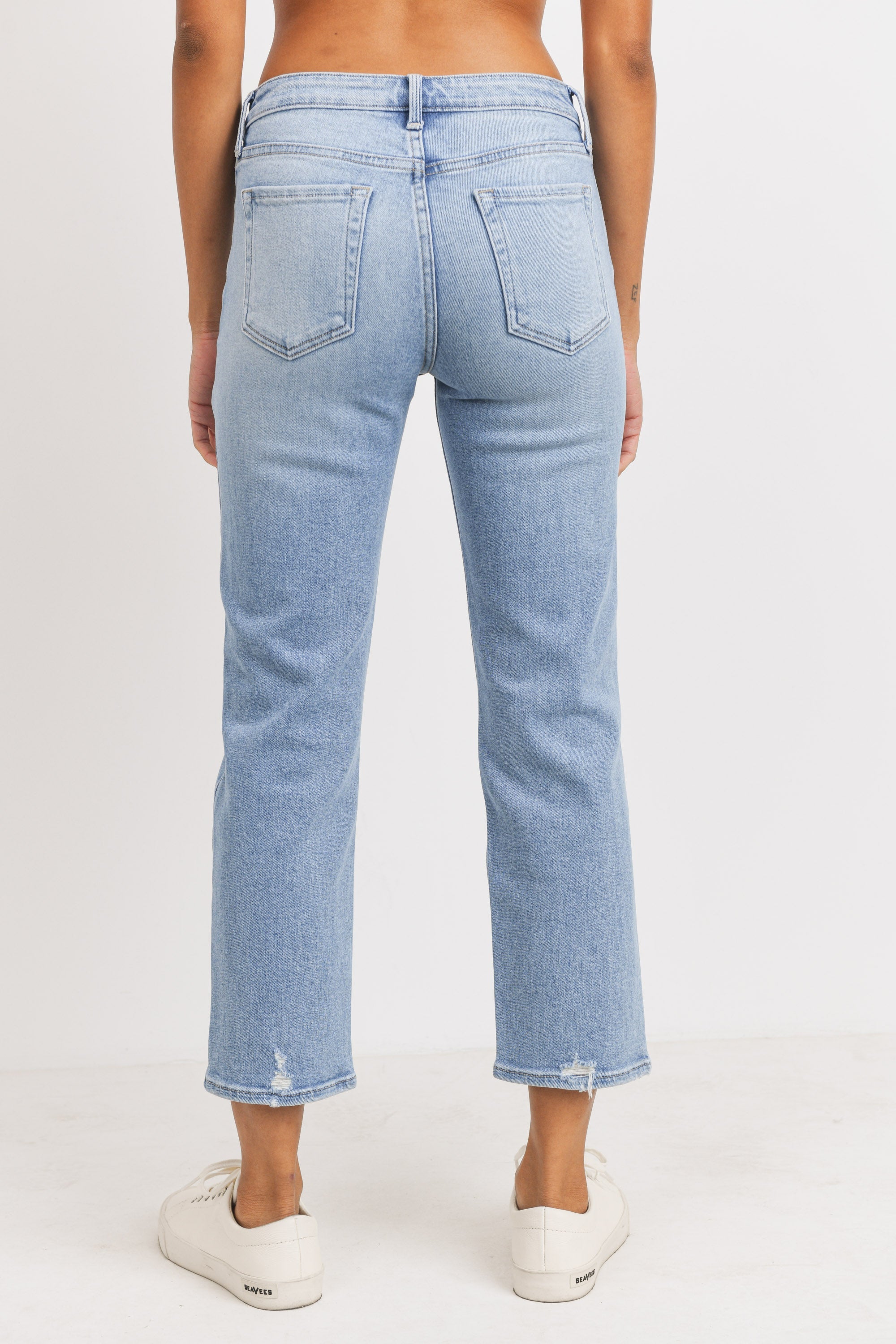 JUST BLACK DENIM STRAIGHT LEG WEEKEND JEAN - Horizon Bliss