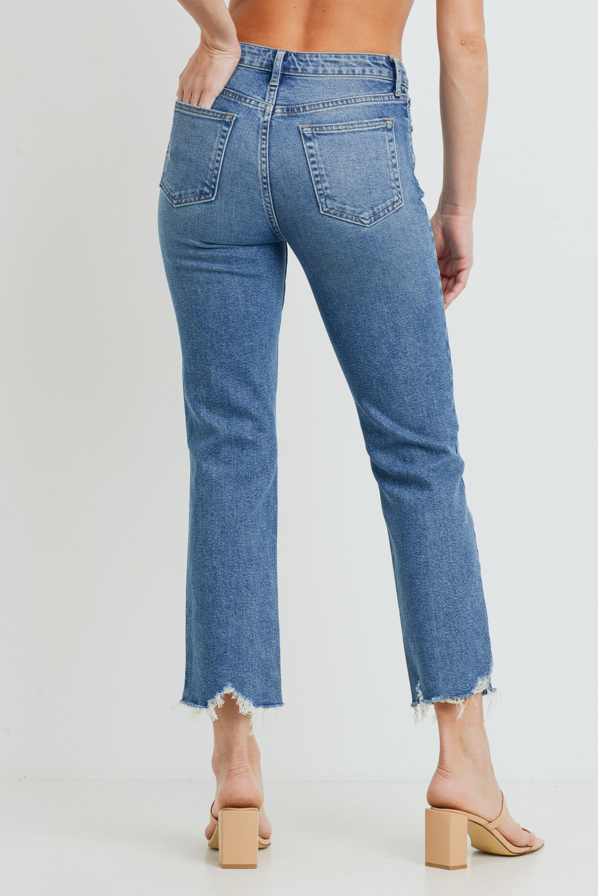 JUST BLACK DENIM VINTAGE STRAIGHT LEG JEAN - Horizon Bliss