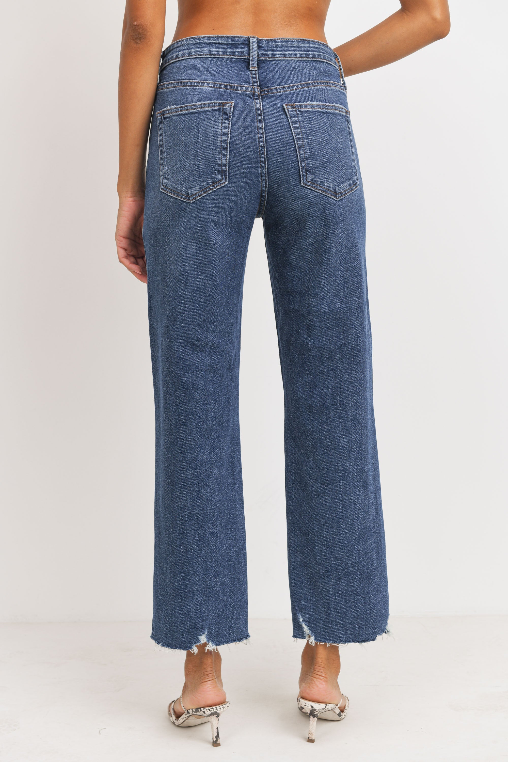 JUST BLACK DENIM VINTAGE STRAIGHT LEG JEAN - Horizon Bliss