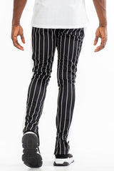 PIN STRIPE TRACK PANTS - Horizon Bliss