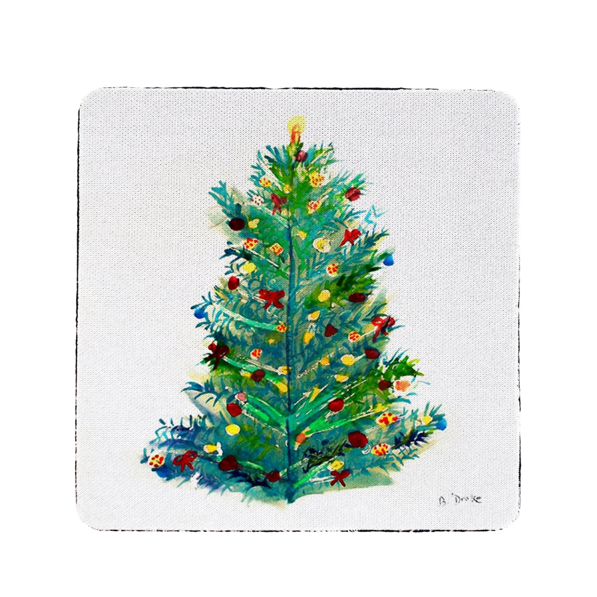 Betsy Drake CT905 Christmas Tree Coaster - Set of 4