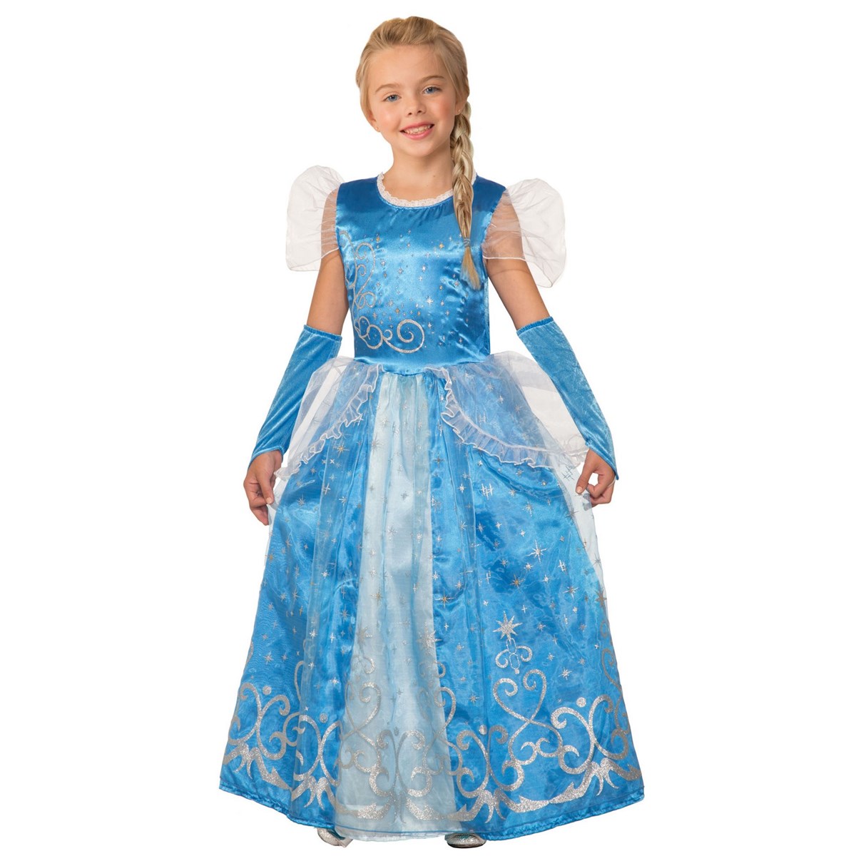 Forum Novelties 277595 Halloween Girls Princess Celestia Blue Costume - Horizon Bliss