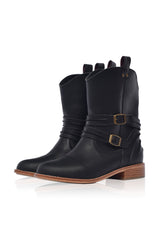 Barcelona Leather Boots - Horizon Bliss