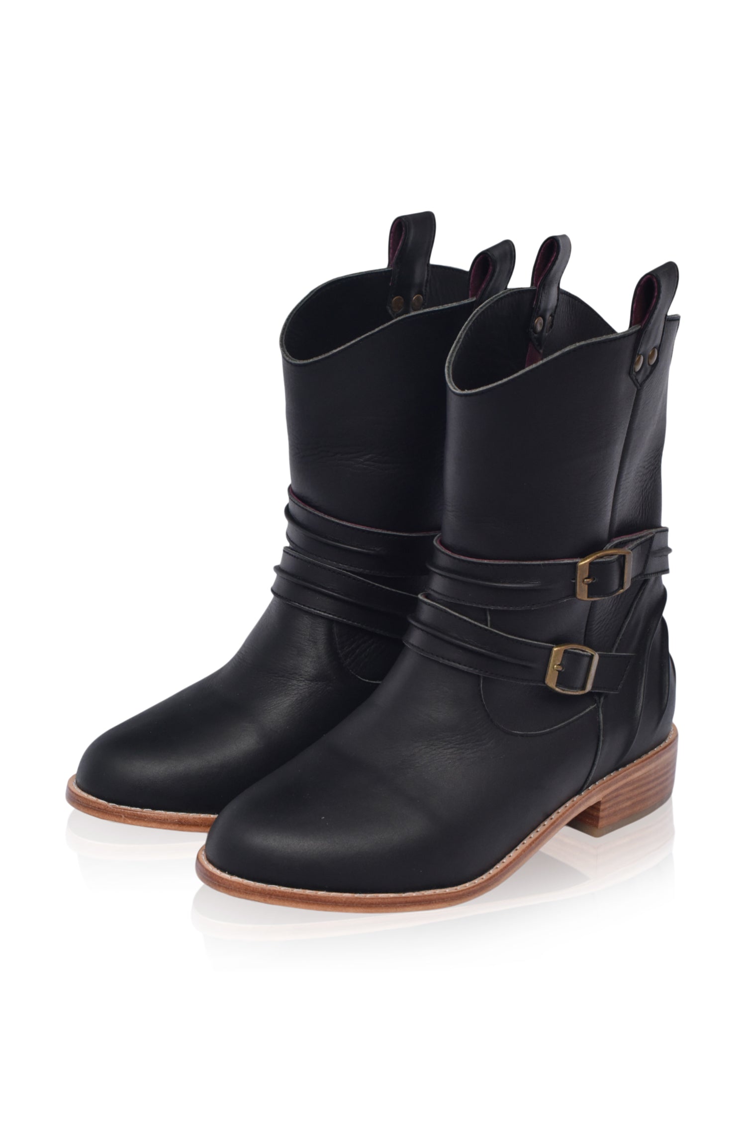 Barcelona Leather Boots - Horizon Bliss