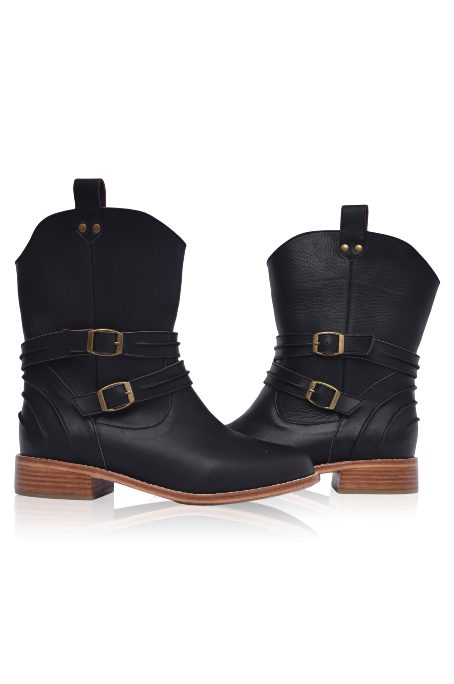 Barcelona Leather Boots - Horizon Bliss