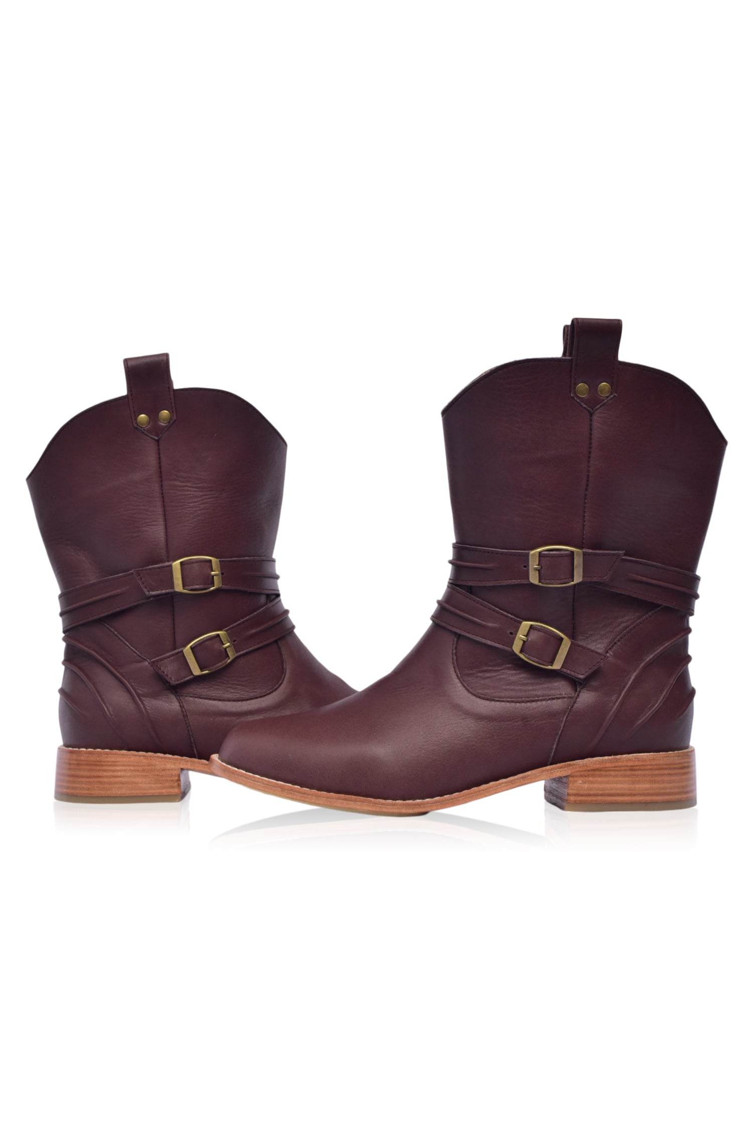 Barcelona Leather Boots - Horizon Bliss