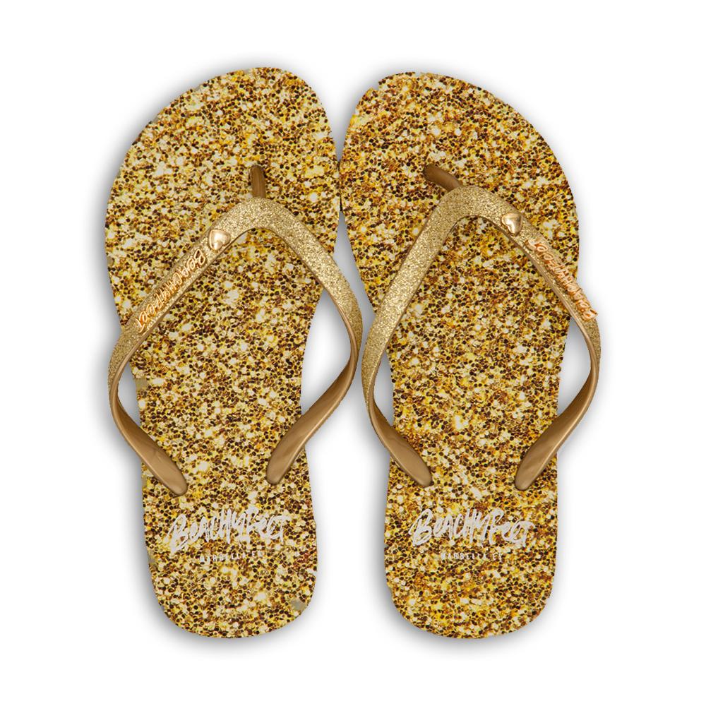 BeachyFeet® - Golden Shimmer - Horizon Bliss