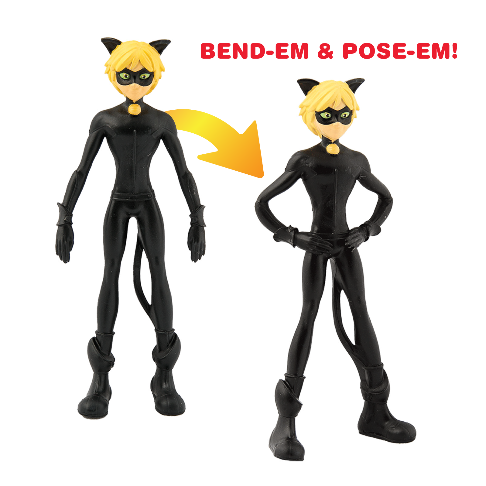 MIRACULOUS - CAT NOIR BENDABLE