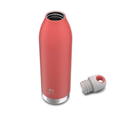 Bevu® DUO Insulated Bottle Coral.   550ml / 18oz