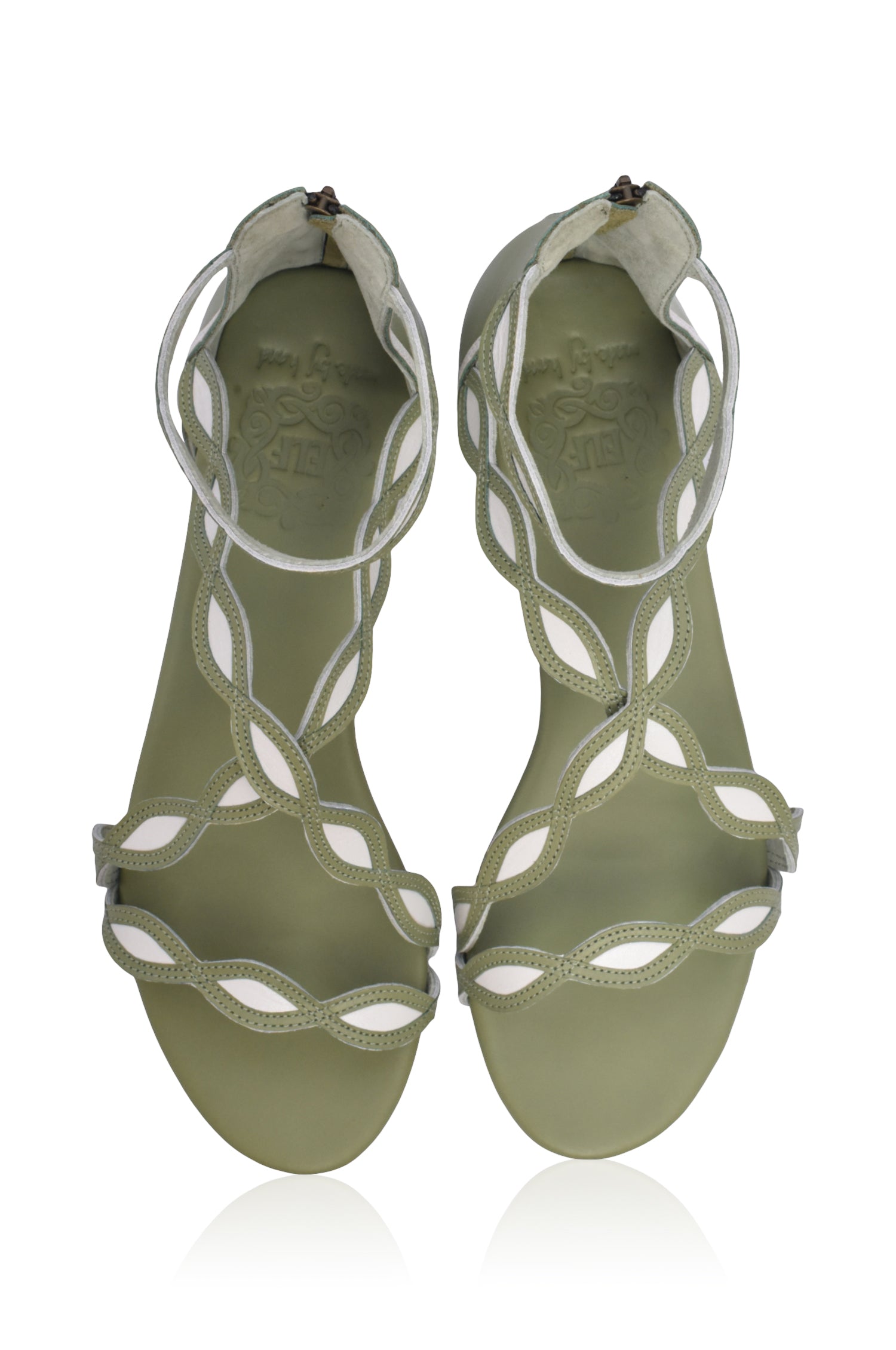 Blossom Leather Sandals - Horizon Bliss