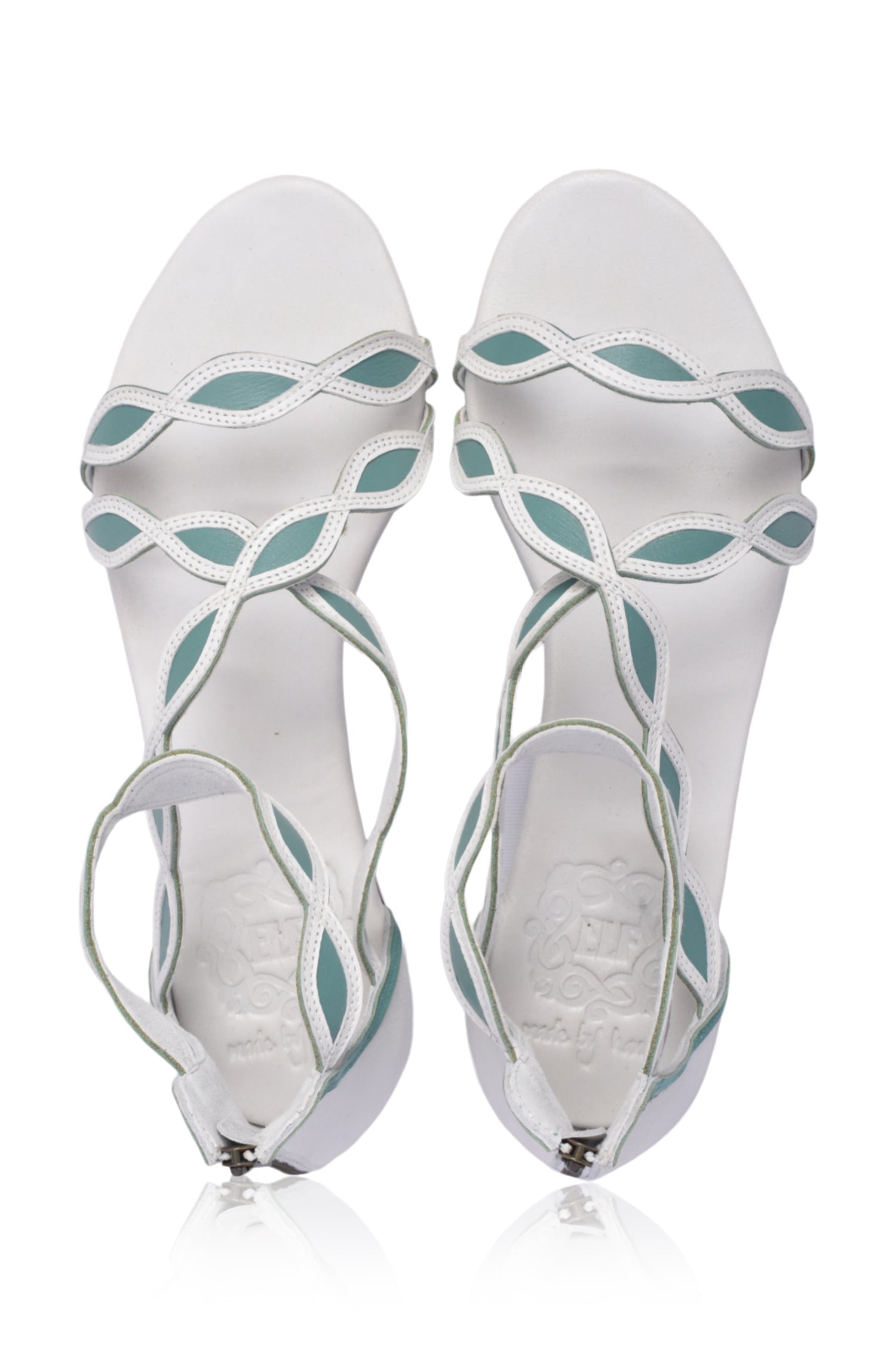 Blossom Leather Sandals - Horizon Bliss