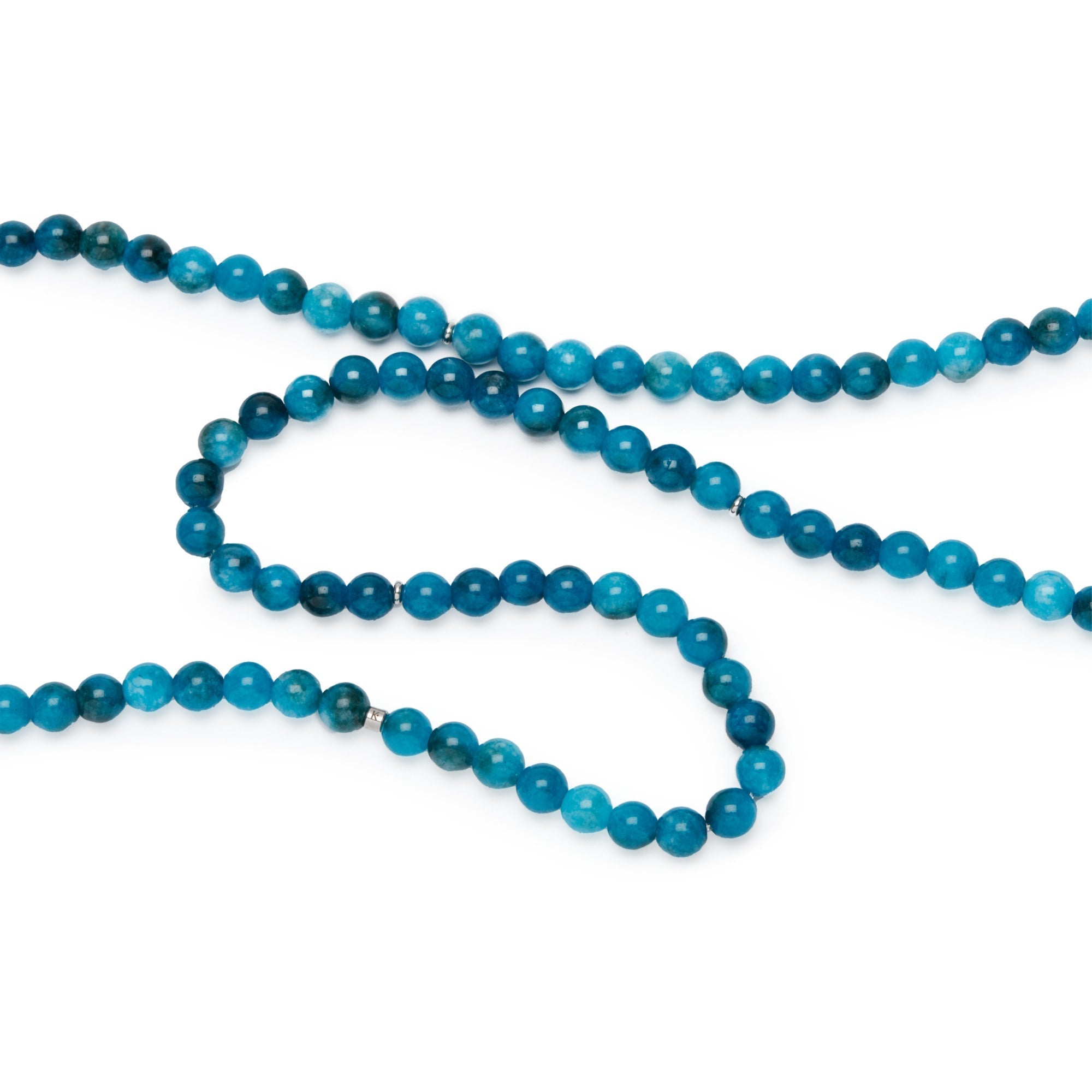 Bracelet Mala "Révélation" de 108 perles en Apatite - Horizon Bliss