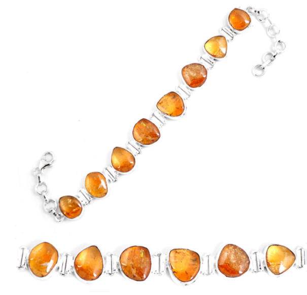 Bracelet “Optimisme et Succès” en Citrine et Argent 925 - Horizon Bliss