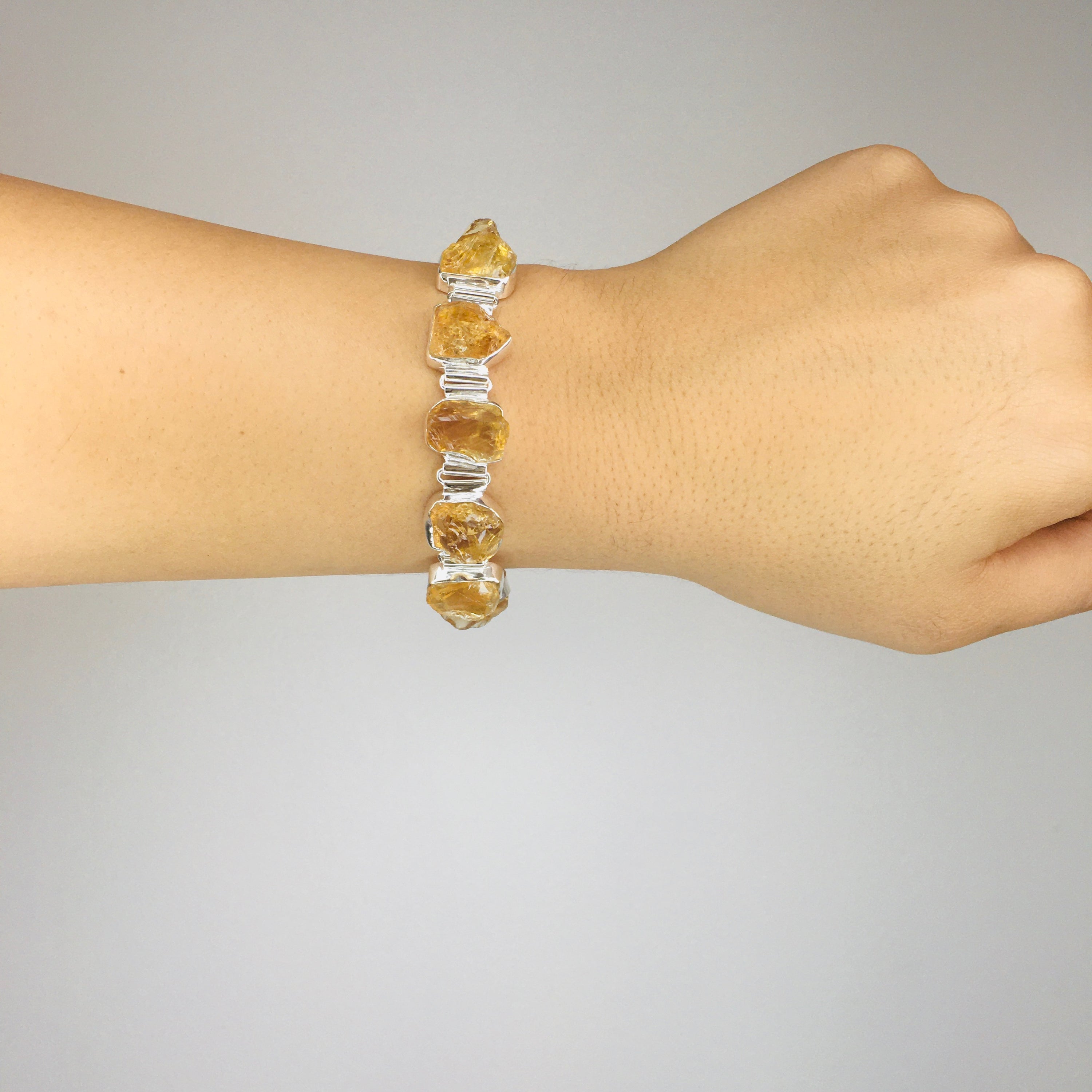 Bracelet “Optimisme et Succès” en Citrine et Argent 925 - Horizon Bliss